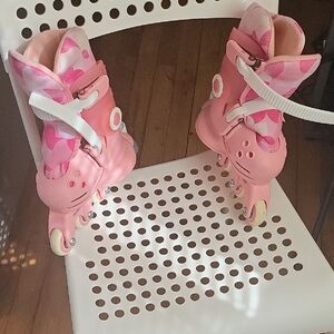 Charming Pink Kids Inline Skates